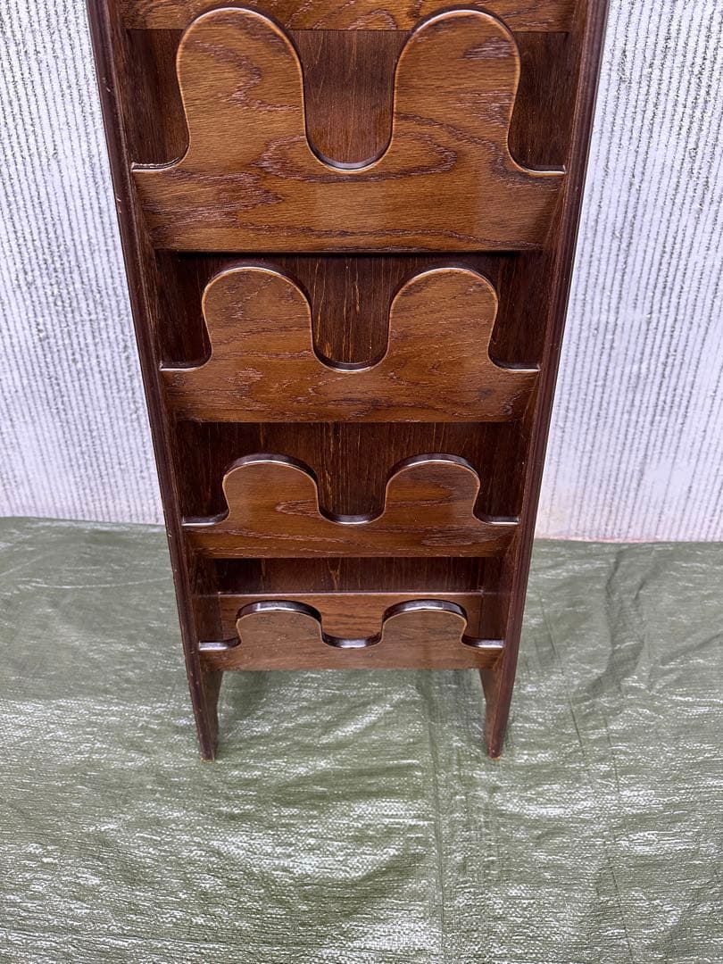 【スリッパラック】パリの雑貨屋　インテルナ南條　オーク材　国産　アンティーク◎