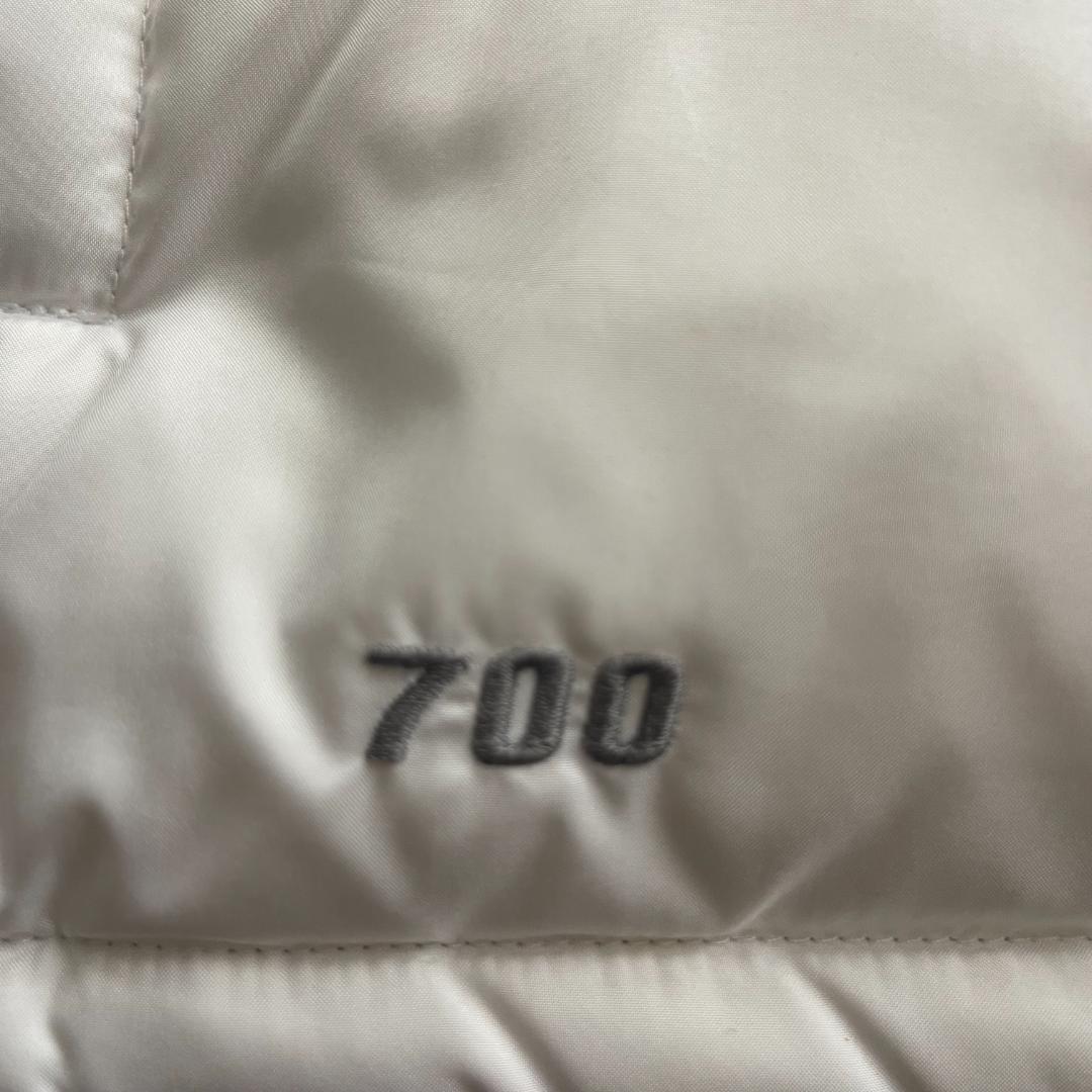 ザノースフェイス ヌプシダウンベスト レディースS ホワイト 700フィルパワー