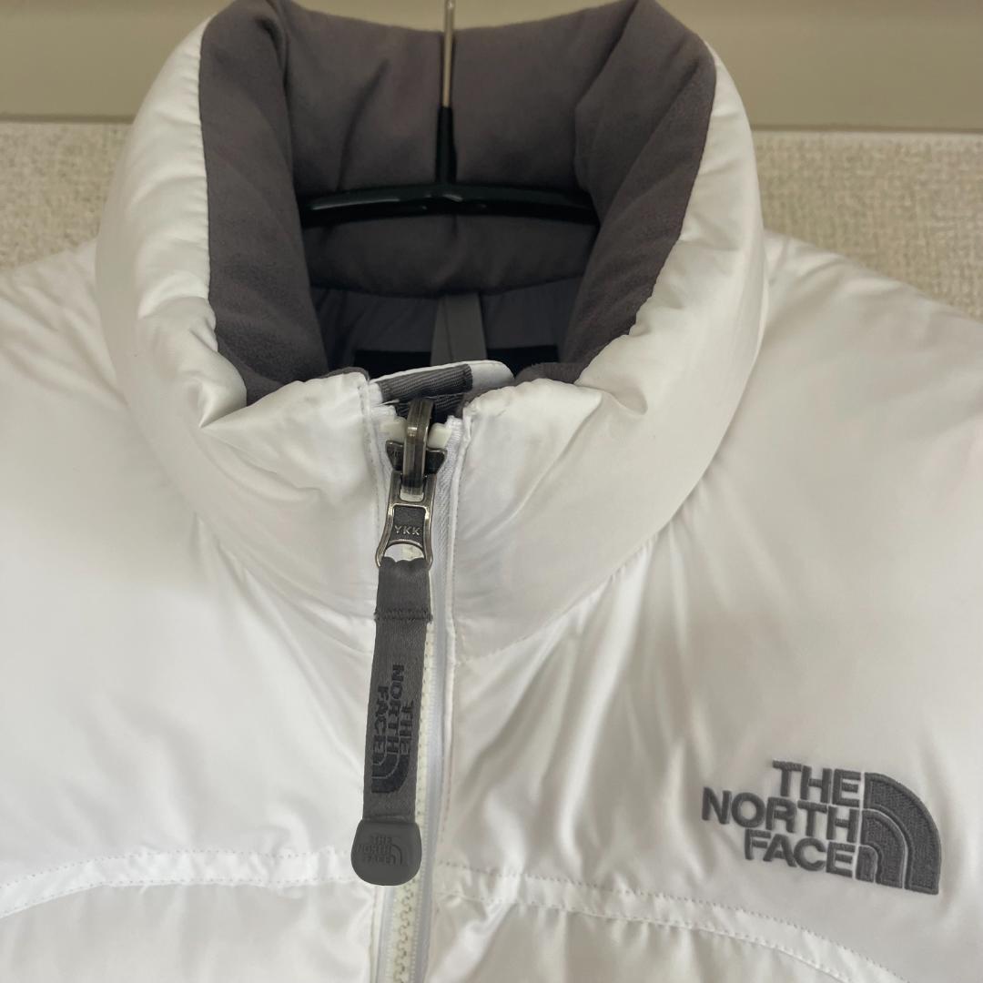 ザノースフェイス ヌプシダウンベスト レディースS ホワイト 700フィルパワー