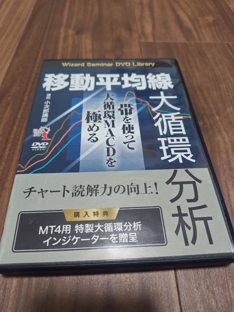 【No5】小次郎講師の移動平均線大循環分析等　ＤＶＤ８点