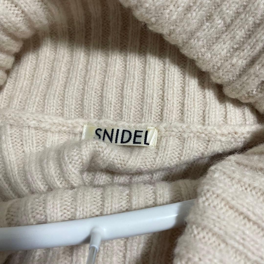 SNIDEL スナイデル フリルコンビニットワンピース
