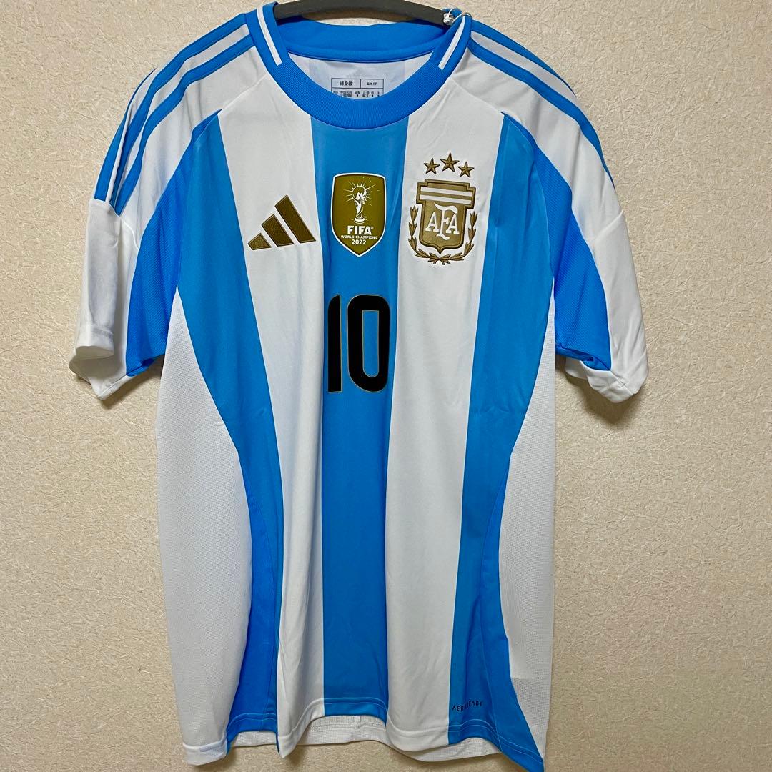 【正規品】アルゼンチン代表 2024 ホーム メッシ #10 XL タグ　新品