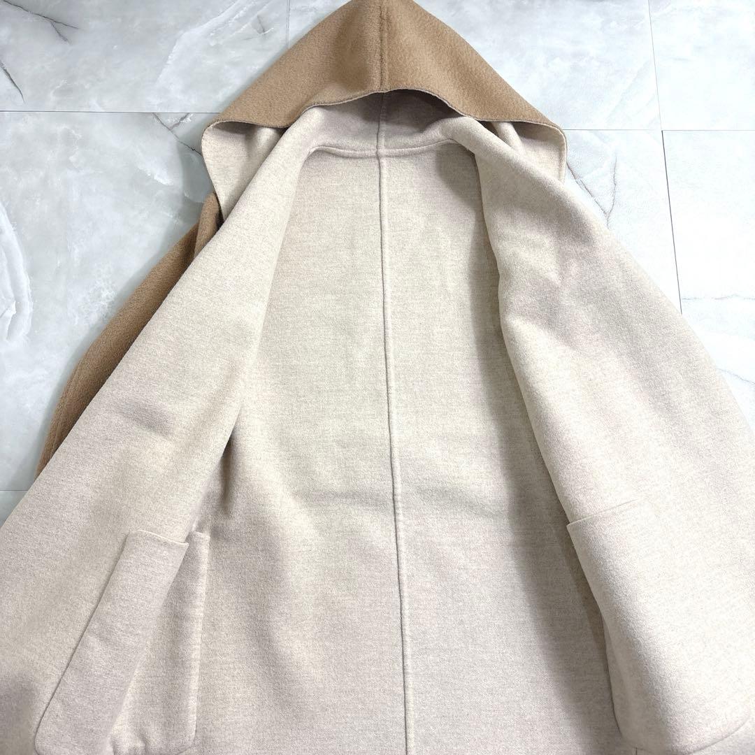 美品　マックスマーラ　クチートアマーノ　リバーシブル　コート　サイズ36キャメル