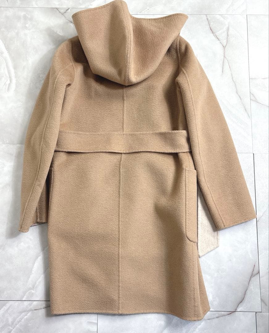 美品　マックスマーラ　クチートアマーノ　リバーシブル　コート　サイズ36キャメル