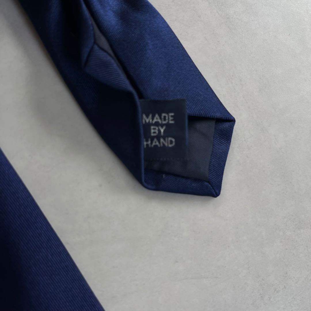 Ralph Lauren ポニーロゴ 無地 ソリッド ネクタイ ネイビー