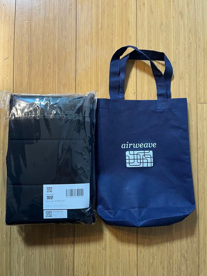 エアウィーヴ キャリークッションミニ　黒　airweave