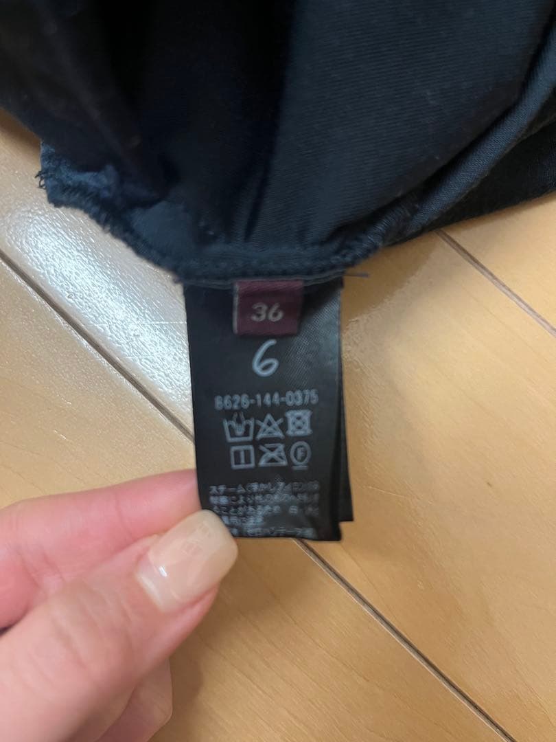 プロフィール様ご契約　6(roku) ベロア　オーバーオール ネイビー