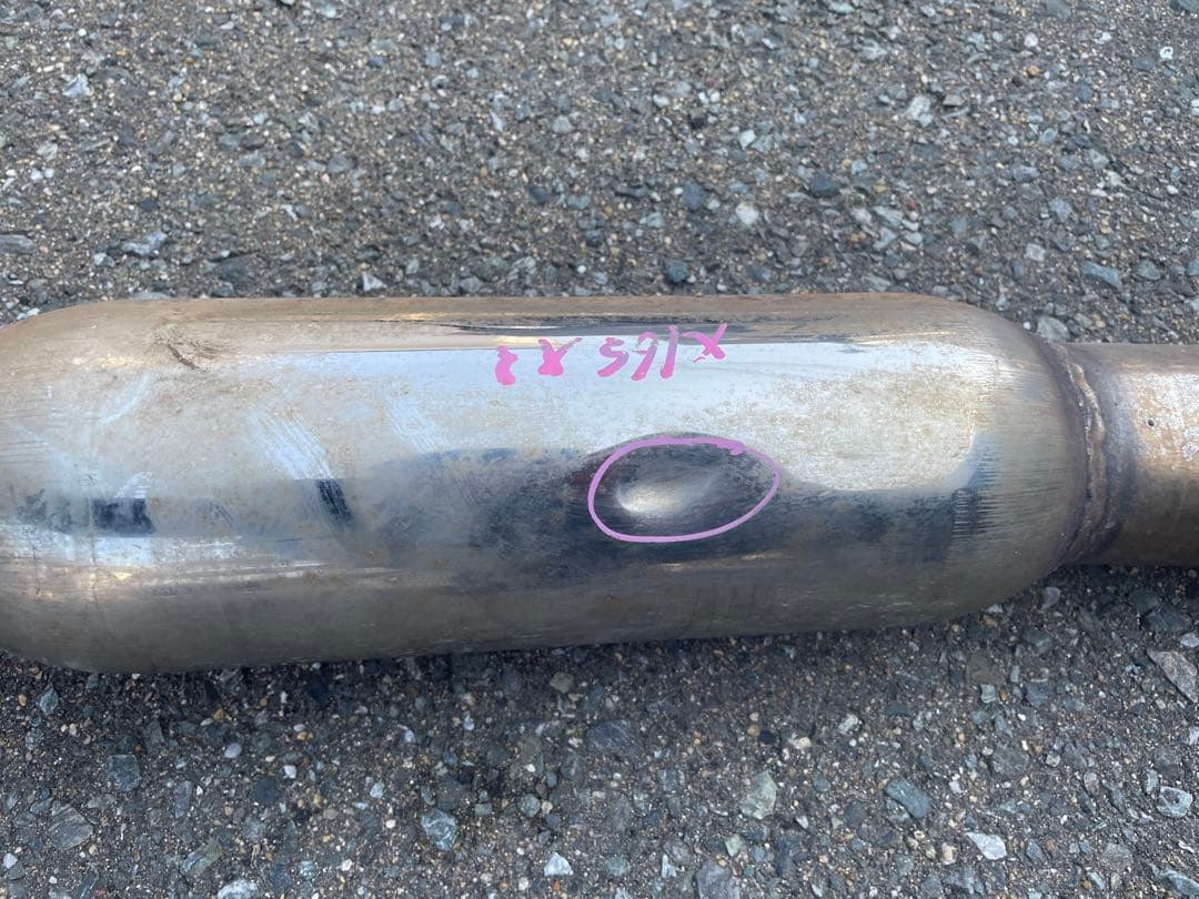 be5 bh5 柿本改　フロントパイプ　中間マフラー