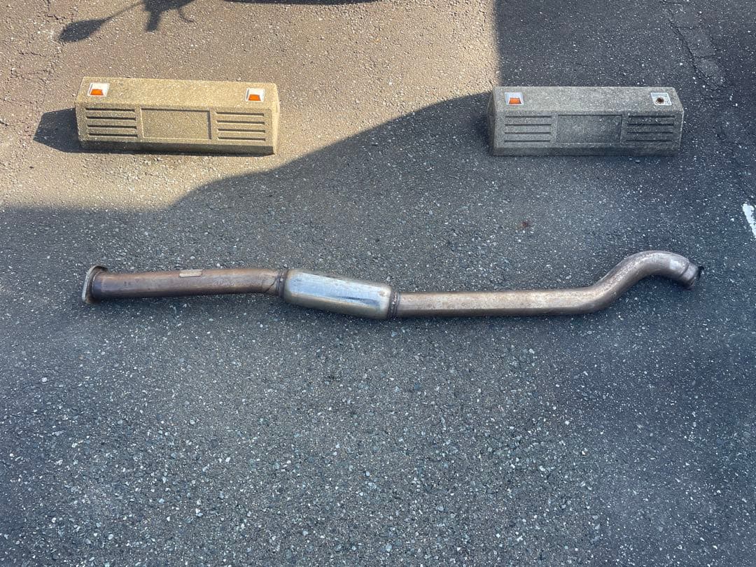 be5 bh5 柿本改　フロントパイプ　中間マフラー