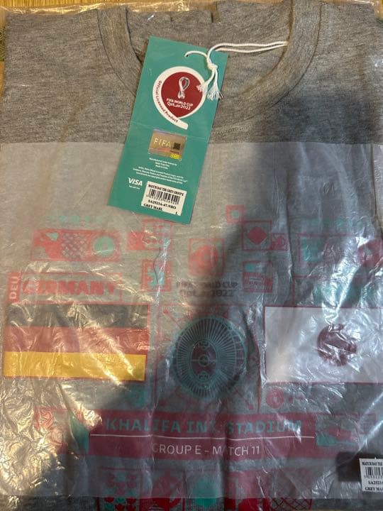 FIFAワールドカップカタール2022日本対ドイツ戦、マッチTシャツ　Lサイズ