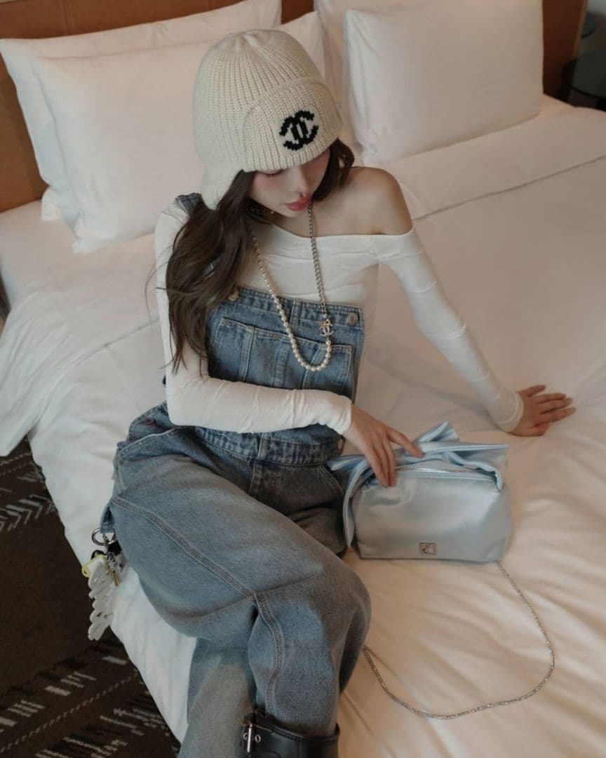 Darich ルーズデニムサロペット 【M】 ブルー