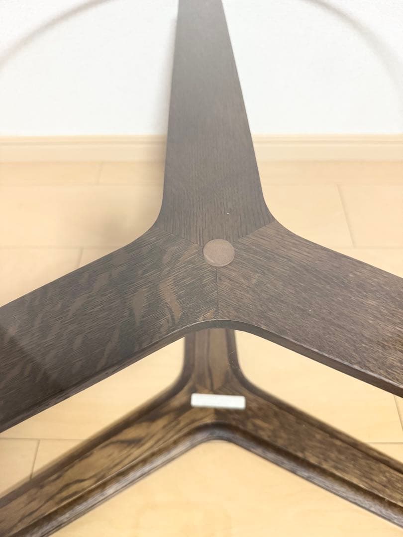 カリモク リビング　センターテーブル　ガラストップ　オーク