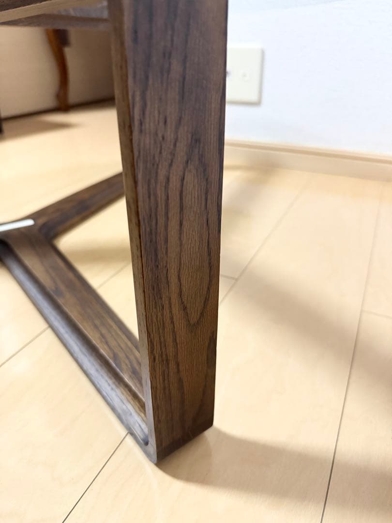 カリモク リビング　センターテーブル　ガラストップ　オーク