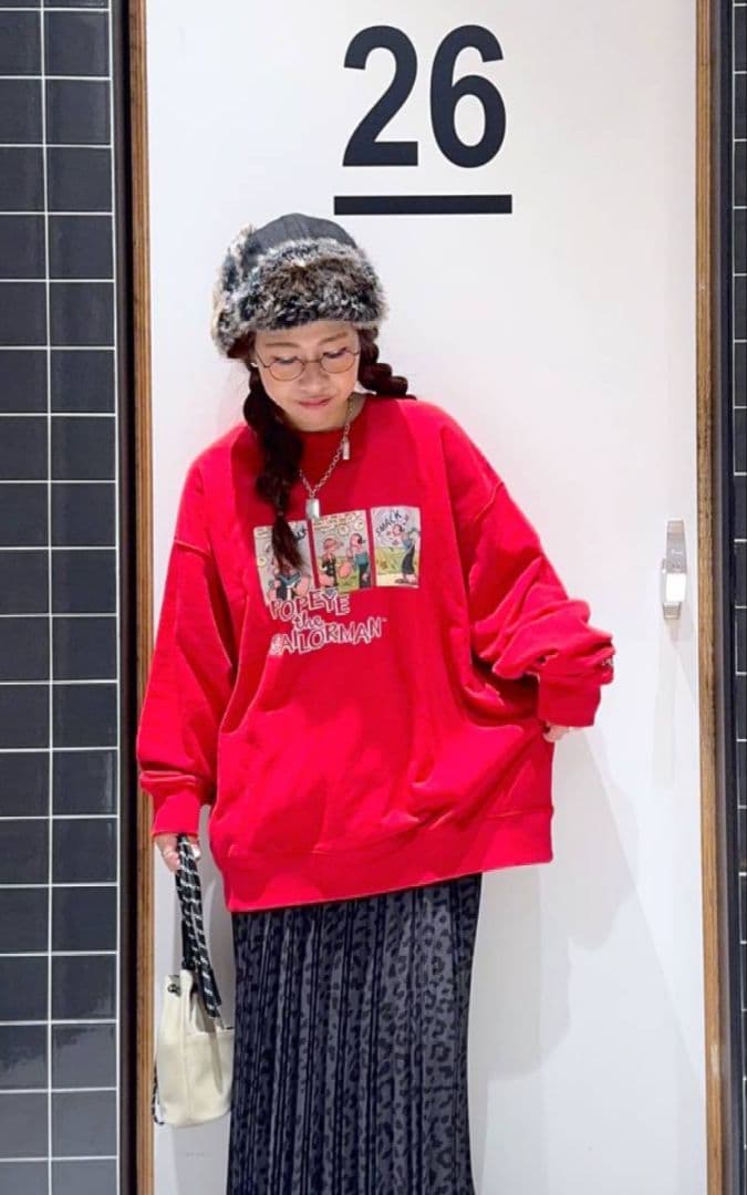 ニコアンド POPEYEスウェットトップス ユニセックス 新品タグ付き