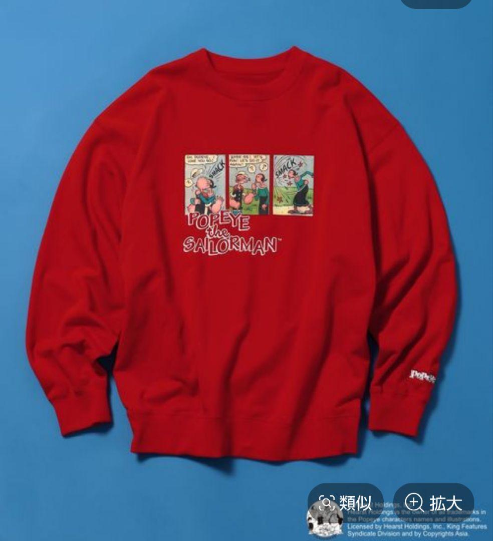 ニコアンド POPEYEスウェットトップス ユニセックス 新品タグ付き