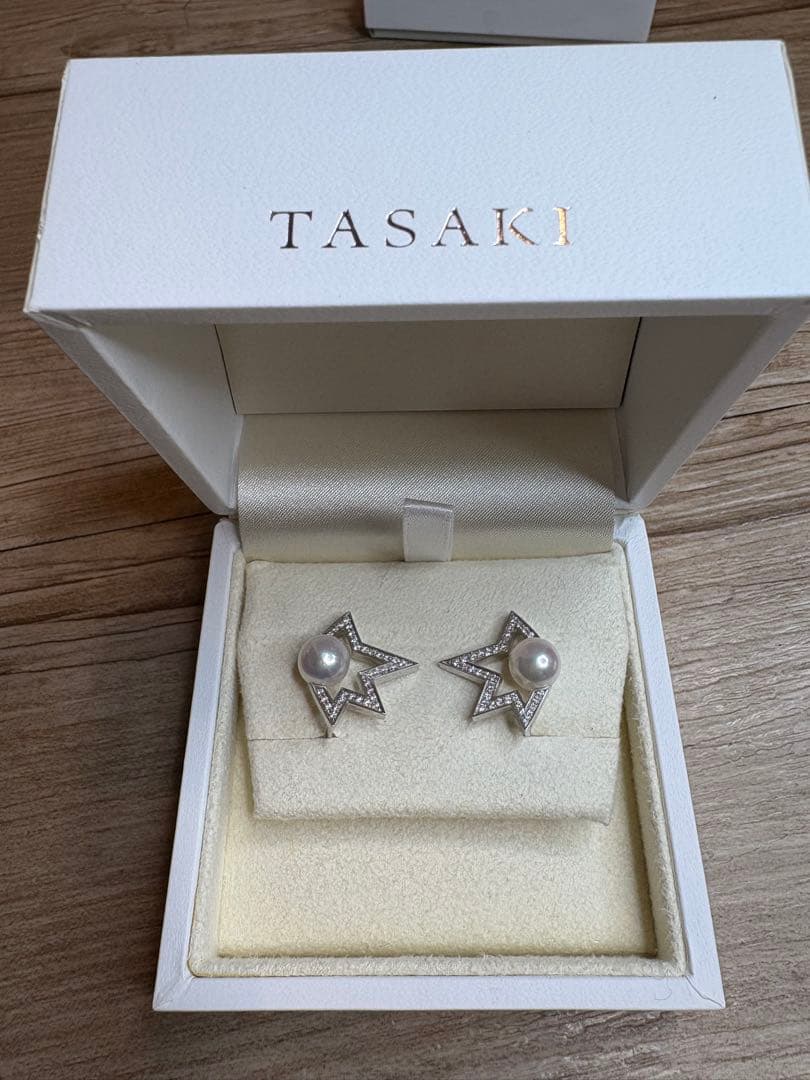 最終価格★TASAKIコメットプラスダイヤモンドピアス ほぼ新品★週末限定セール