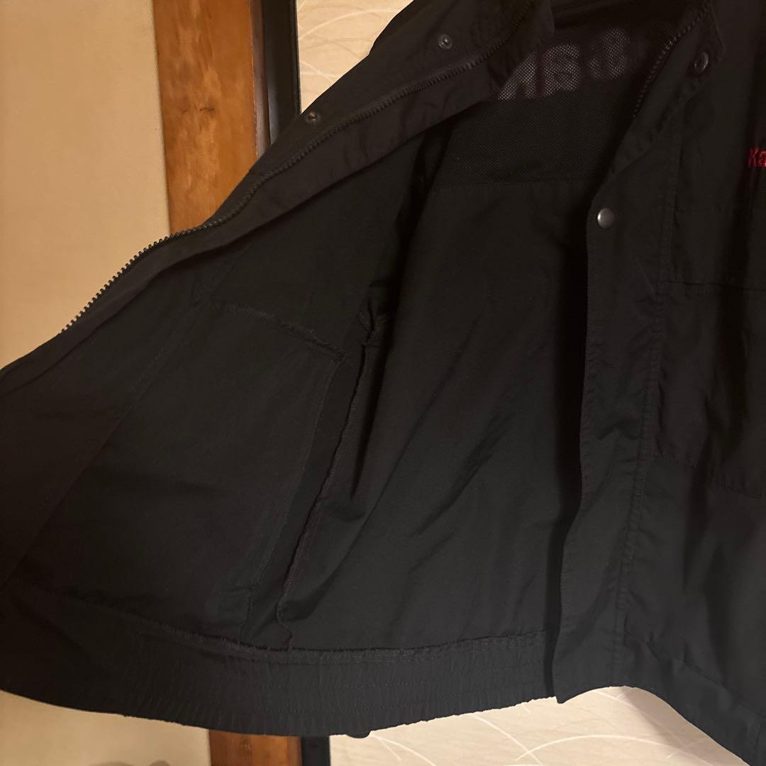 希少　Kawasaki 刺繍ロゴ　黒ジャケット