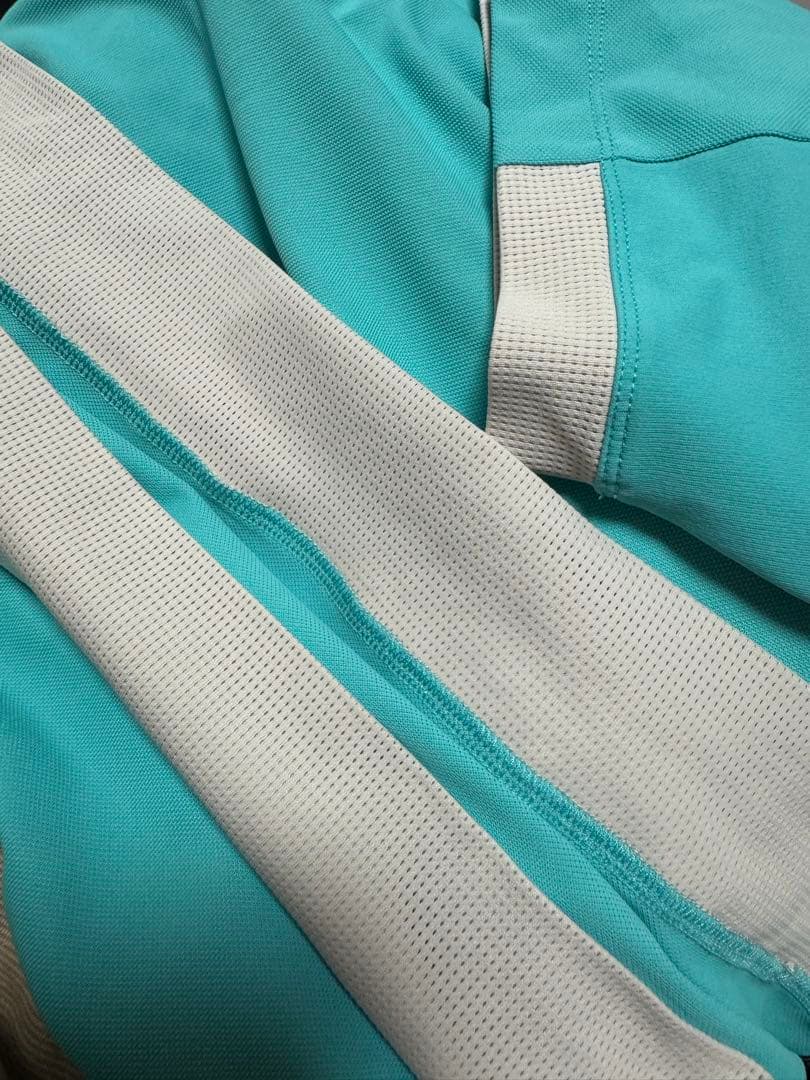 TFW49 ターコイズ ゴルフポロシャツ 極美品