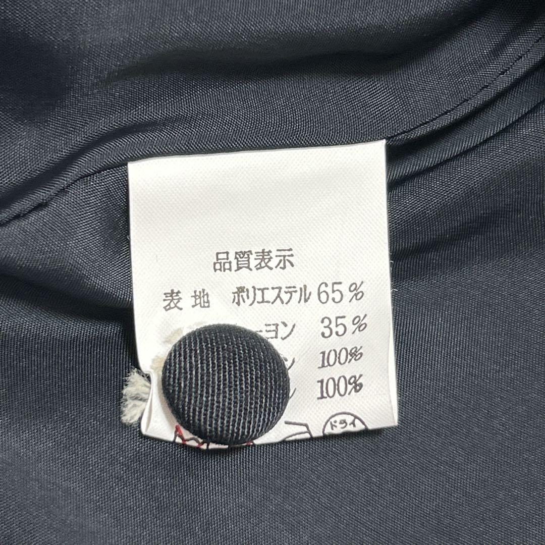 エミリーテンプル レース襟 バックリボン 長袖 フレアワンピース 160 日本製