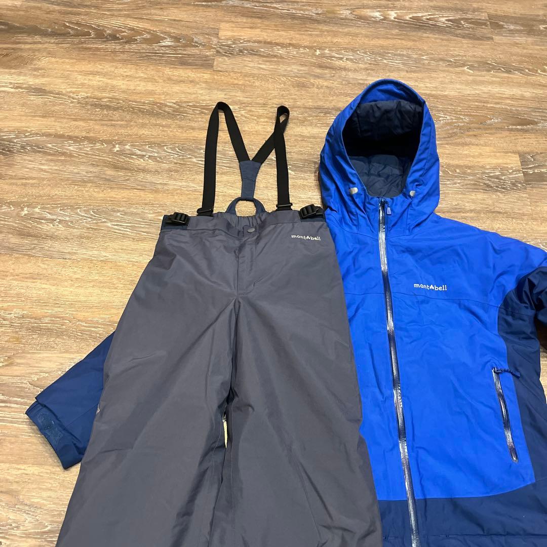 mont-bell モンベル　150男の子　　女の子スキーウェア　スノーウェア