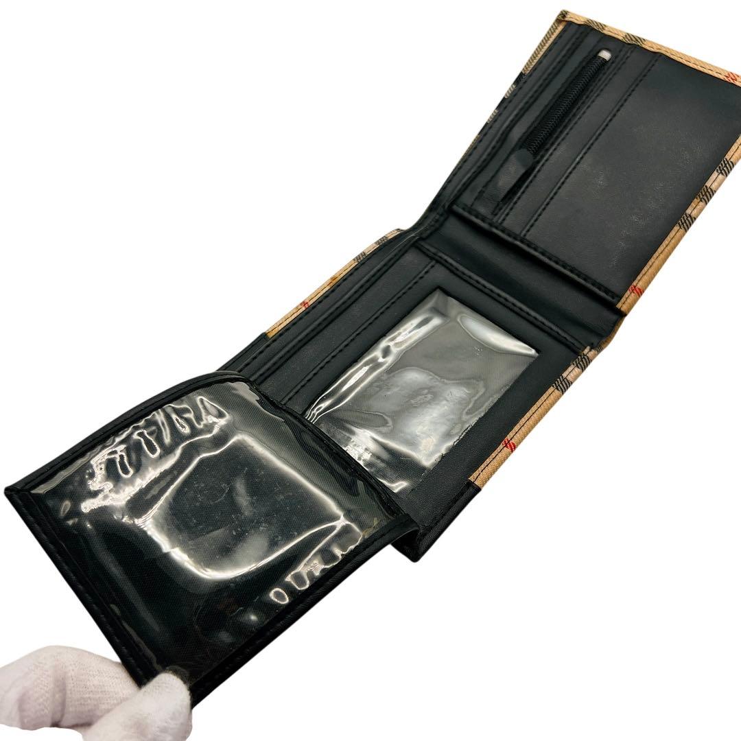 BURBERRY ノバチェック メンズ 折り財布 7636