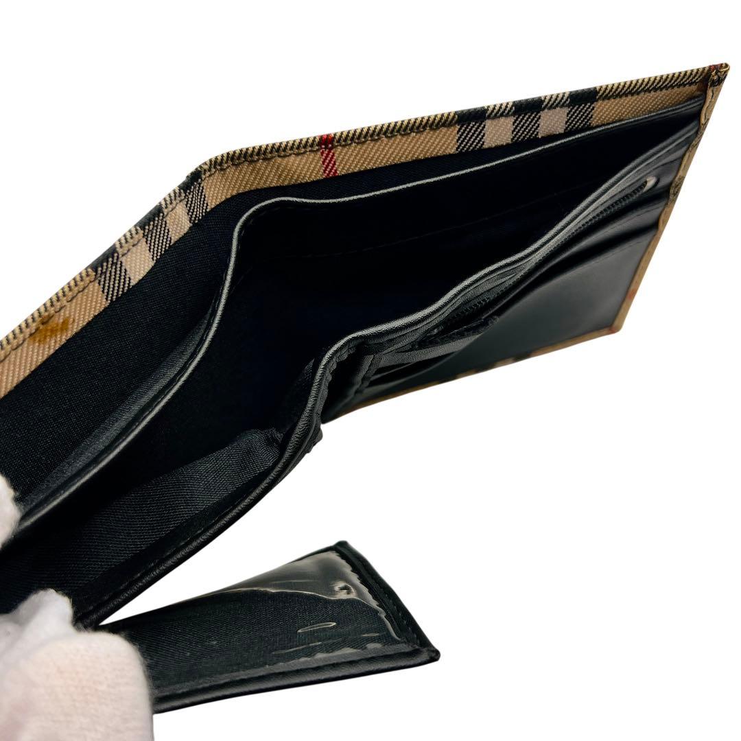 BURBERRY ノバチェック メンズ 折り財布 7636