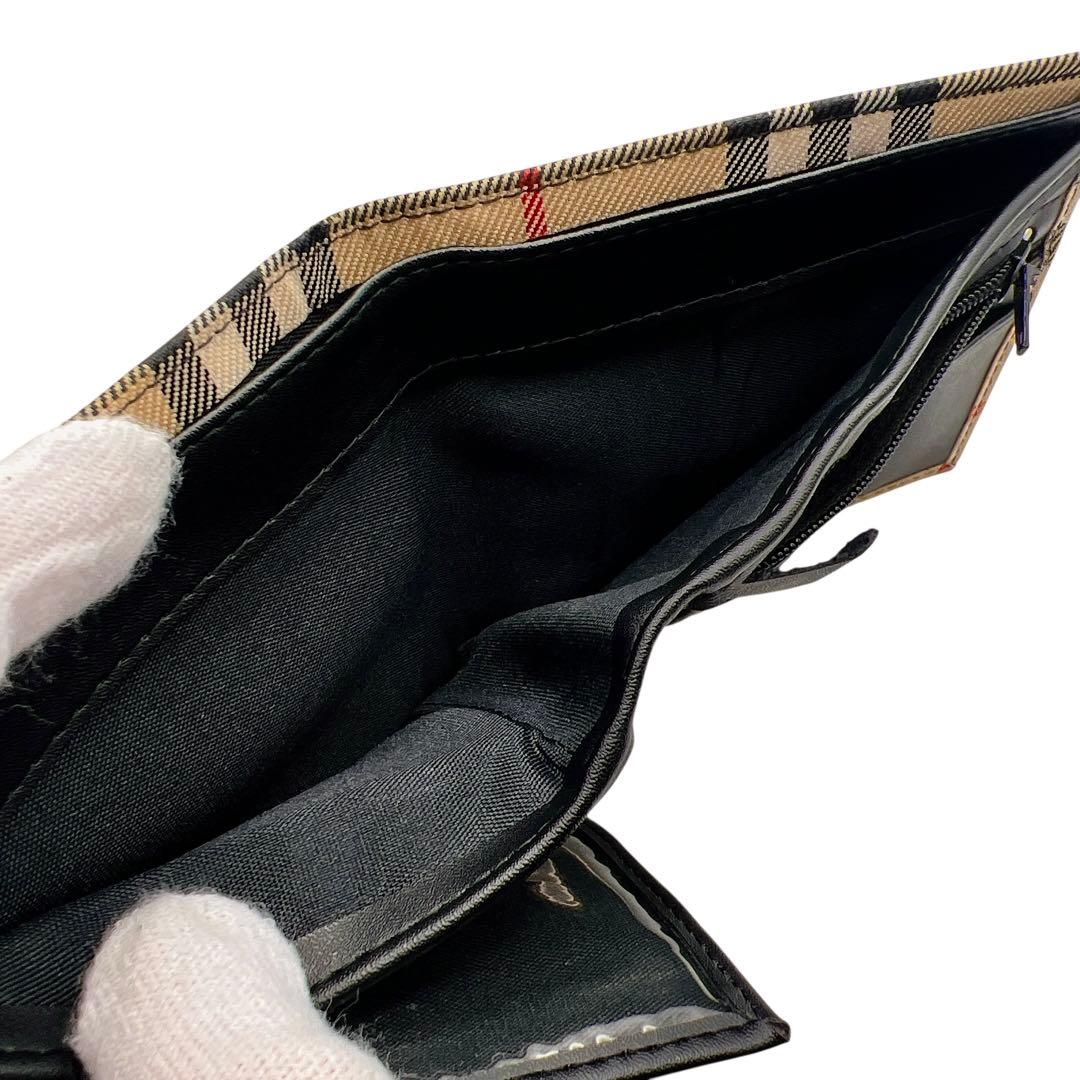 BURBERRY ノバチェック メンズ 折り財布 7636