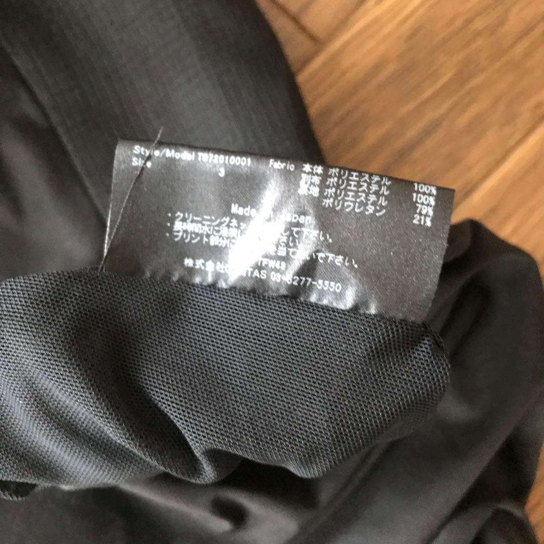 tfw49 ゴルフ　春夏用パンツ　サイズ3 ブラック