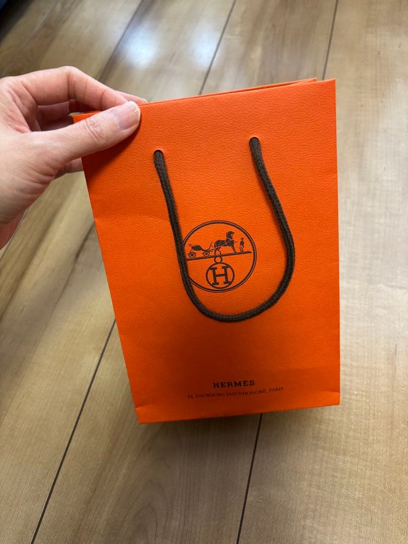 HERMES ドゥブルD スカーフリング　カレ90 ゴールド　新品未使用