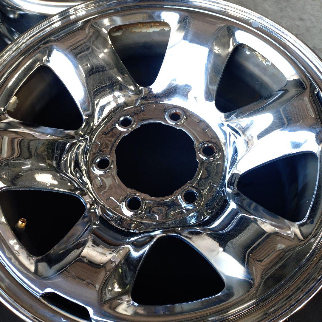 185サーフ 純正メッキホイール 4本セット