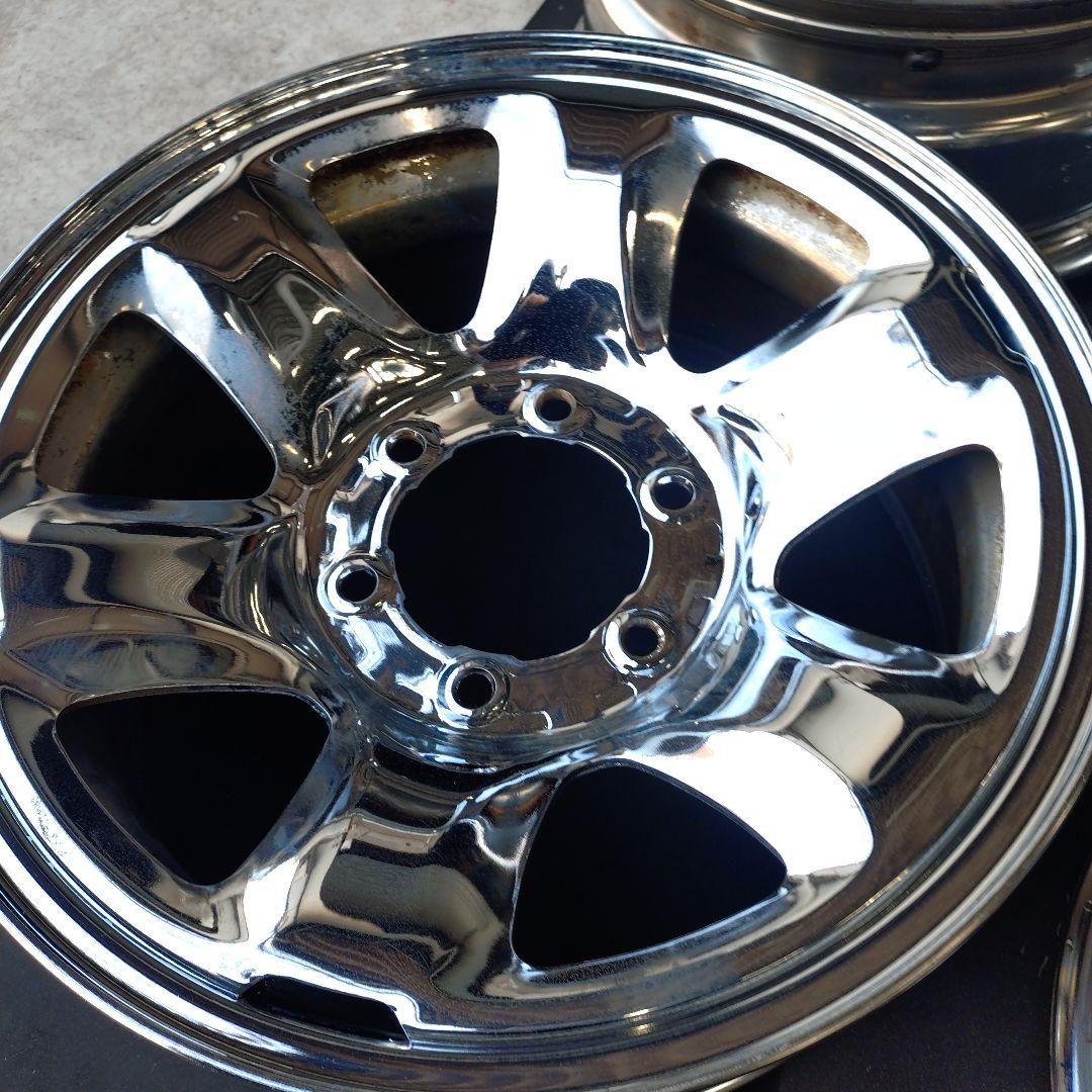 185サーフ 純正メッキホイール 4本セット