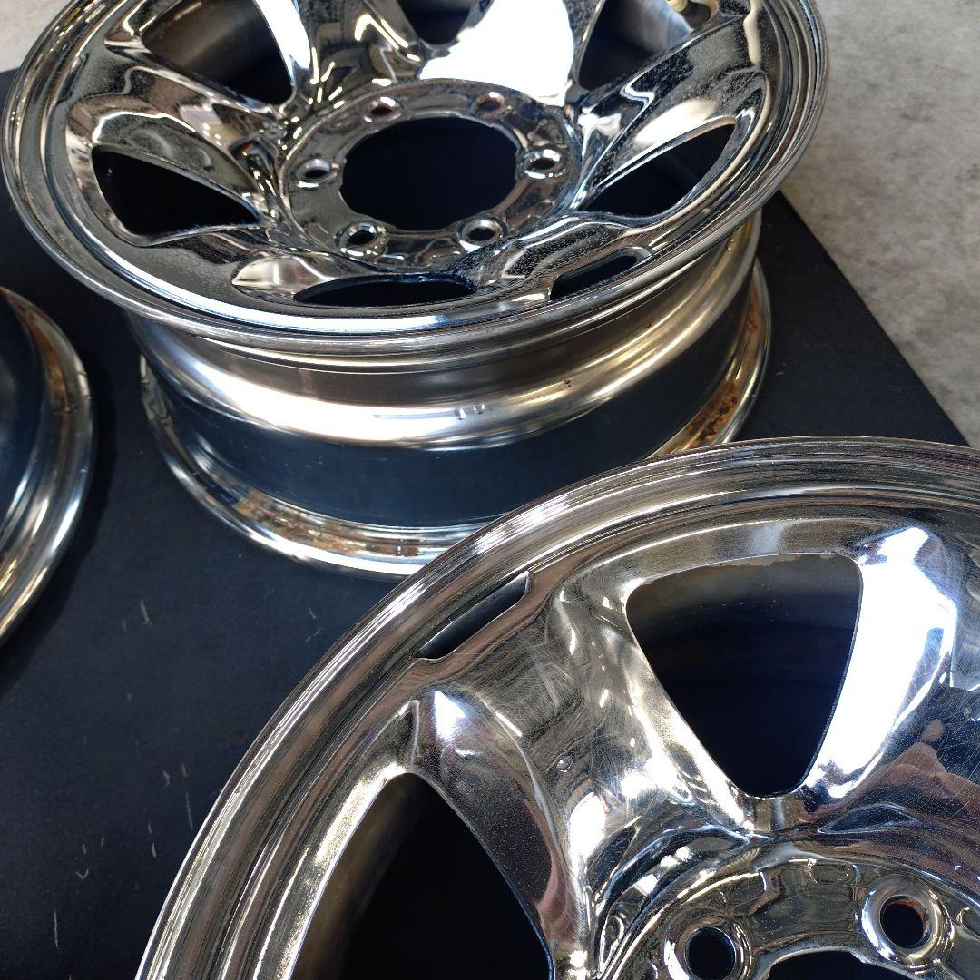 185サーフ 純正メッキホイール 4本セット