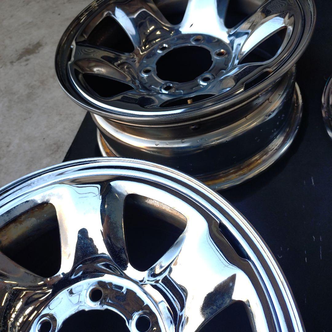 185サーフ 純正メッキホイール 4本セット