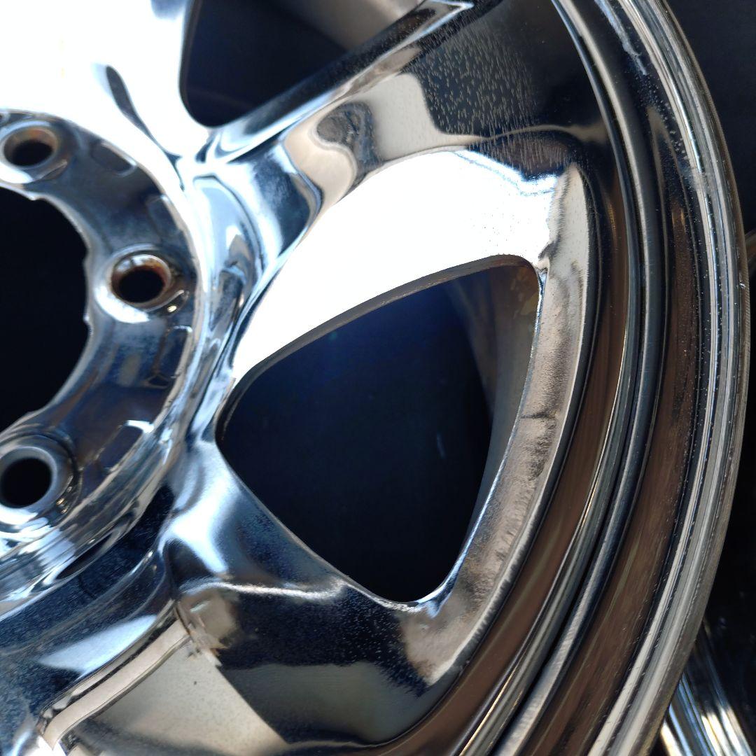 185サーフ 純正メッキホイール 4本セット