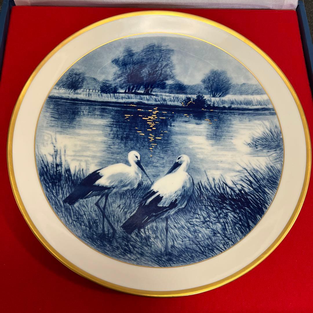 マイセン　限定　プレート　野鳥シリーズ　1987 箱　保証書付