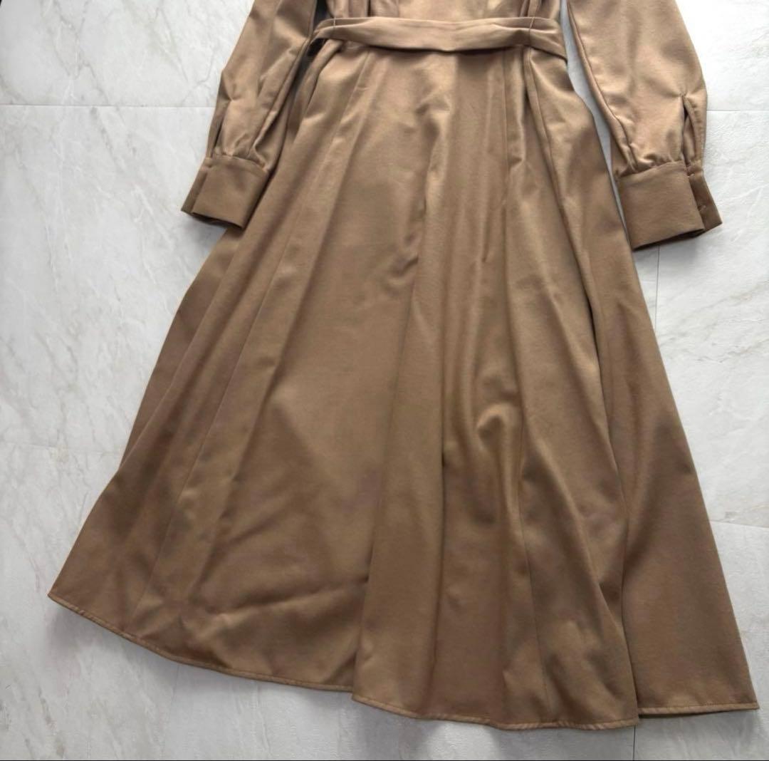 【2024年】ANAYI アナイ　ハイカウントフラノフレアロングワンピース　34