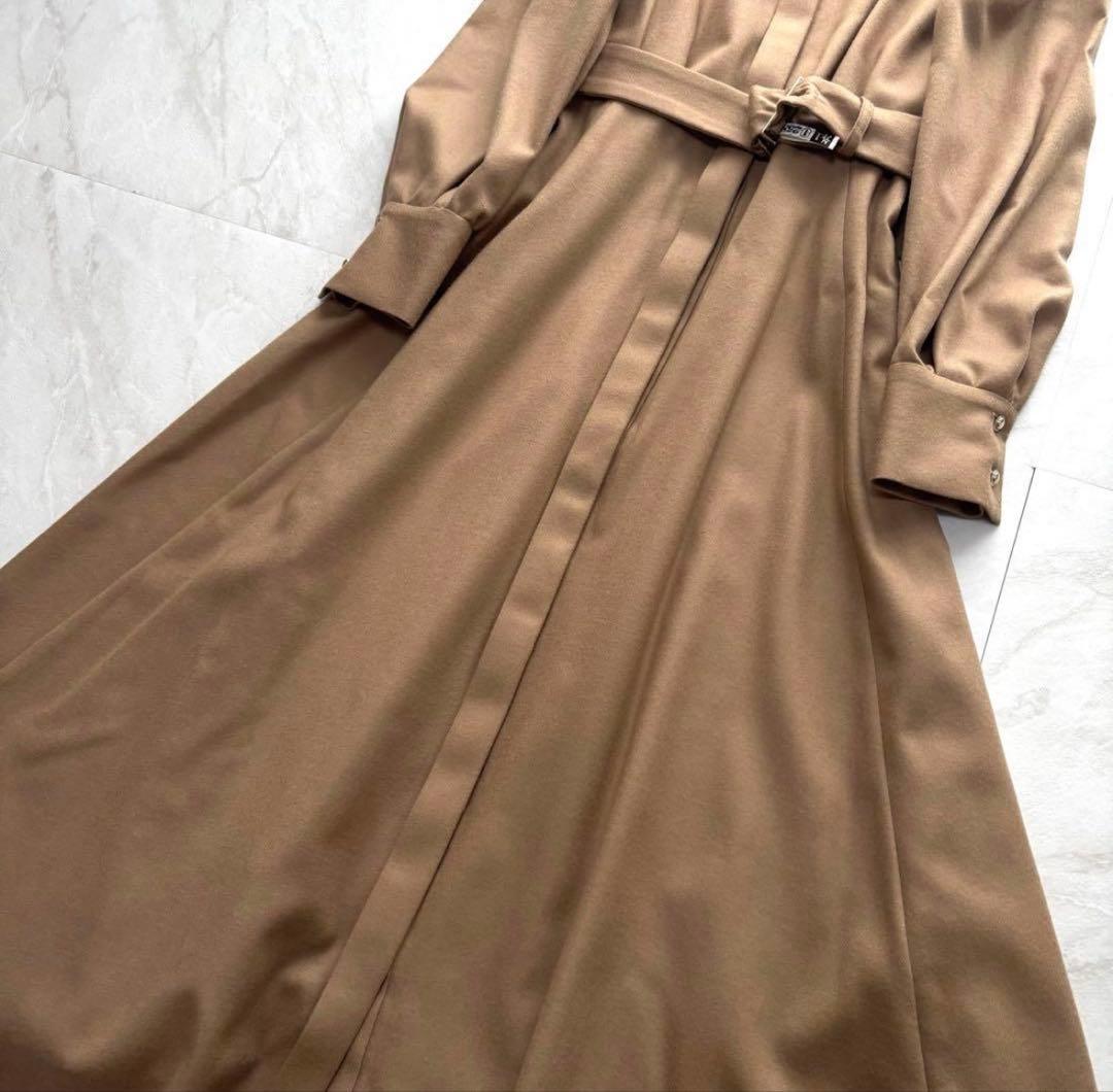 【2024年】ANAYI アナイ　ハイカウントフラノフレアロングワンピース　34