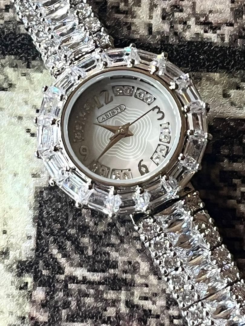 ✨美品✨ABISTE アビステ キュービックジルコニア ラグジュアリーウォッチ