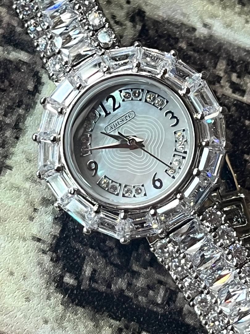 ✨美品✨ABISTE アビステ キュービックジルコニア ラグジュアリーウォッチ