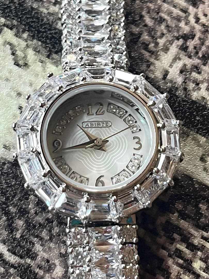 ✨美品✨ABISTE アビステ キュービックジルコニア ラグジュアリーウォッチ