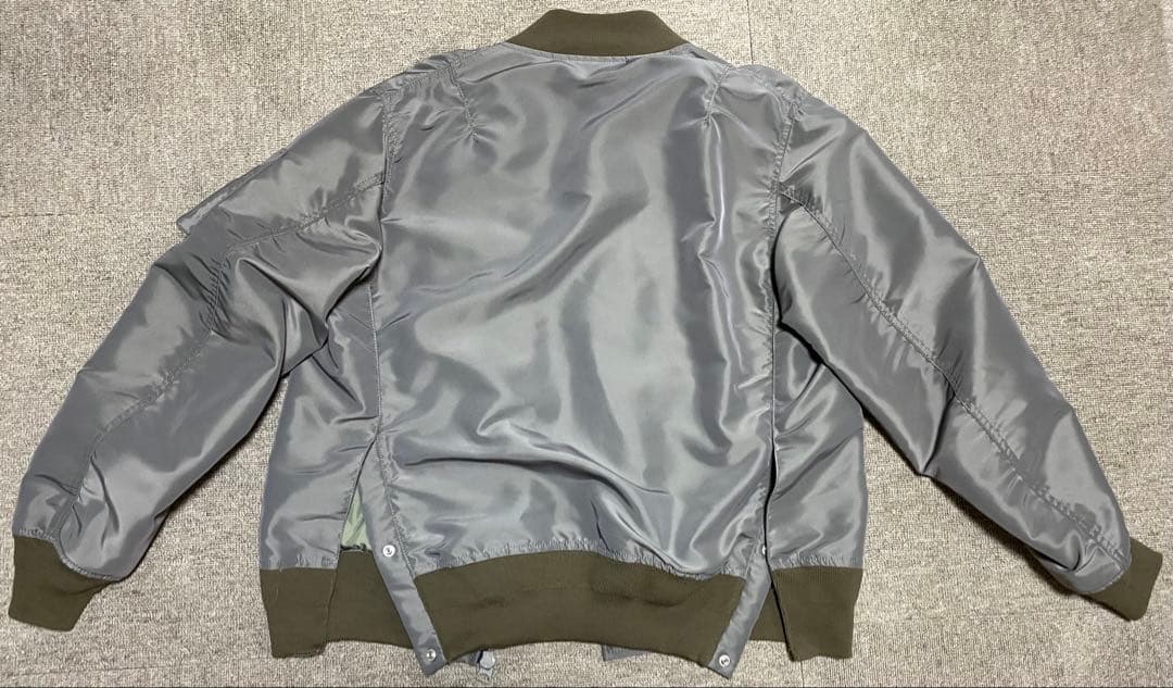 【美中古】sacai / MA-1ナイロンツイルブルゾン