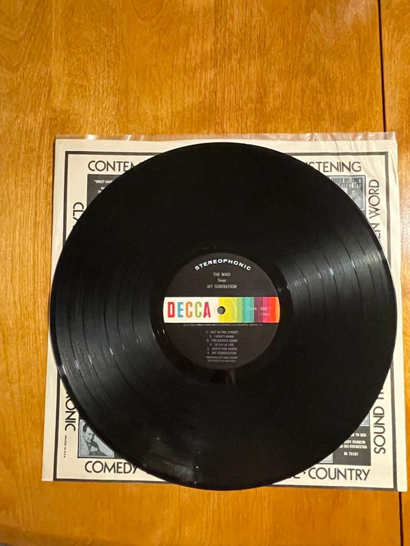 ザ フー マイジェネレイション USオリジナル盤 THE WHO