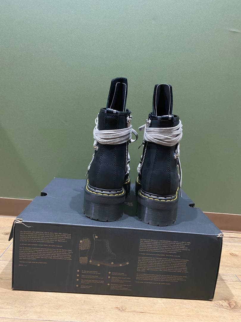 靴 rickowens dr.martens 1460 megalace 26cm