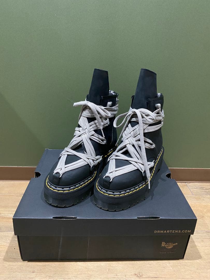 靴 rickowens dr.martens 1460 megalace 26cm