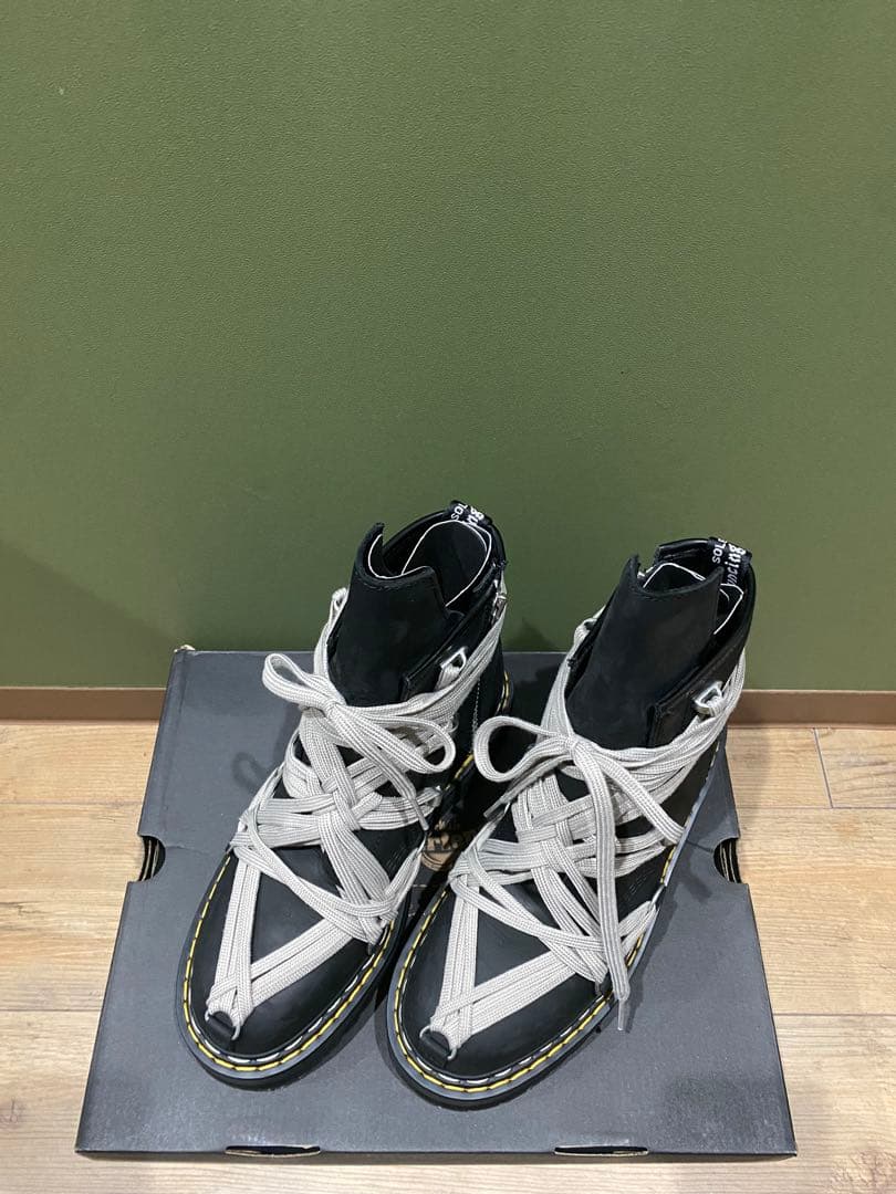 靴 rickowens dr.martens 1460 megalace 26cm