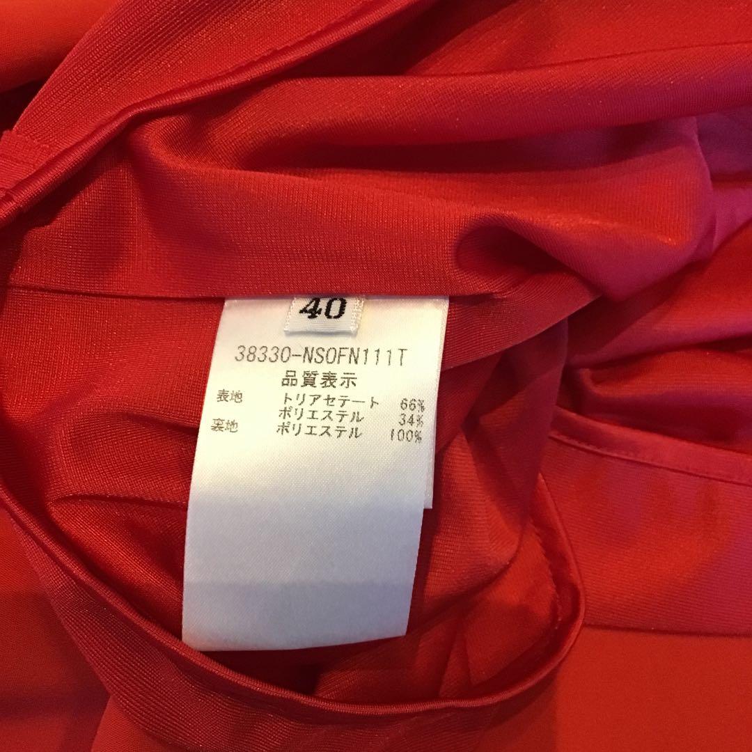 FOXEY ニューヨーク赤Aラインワンピース