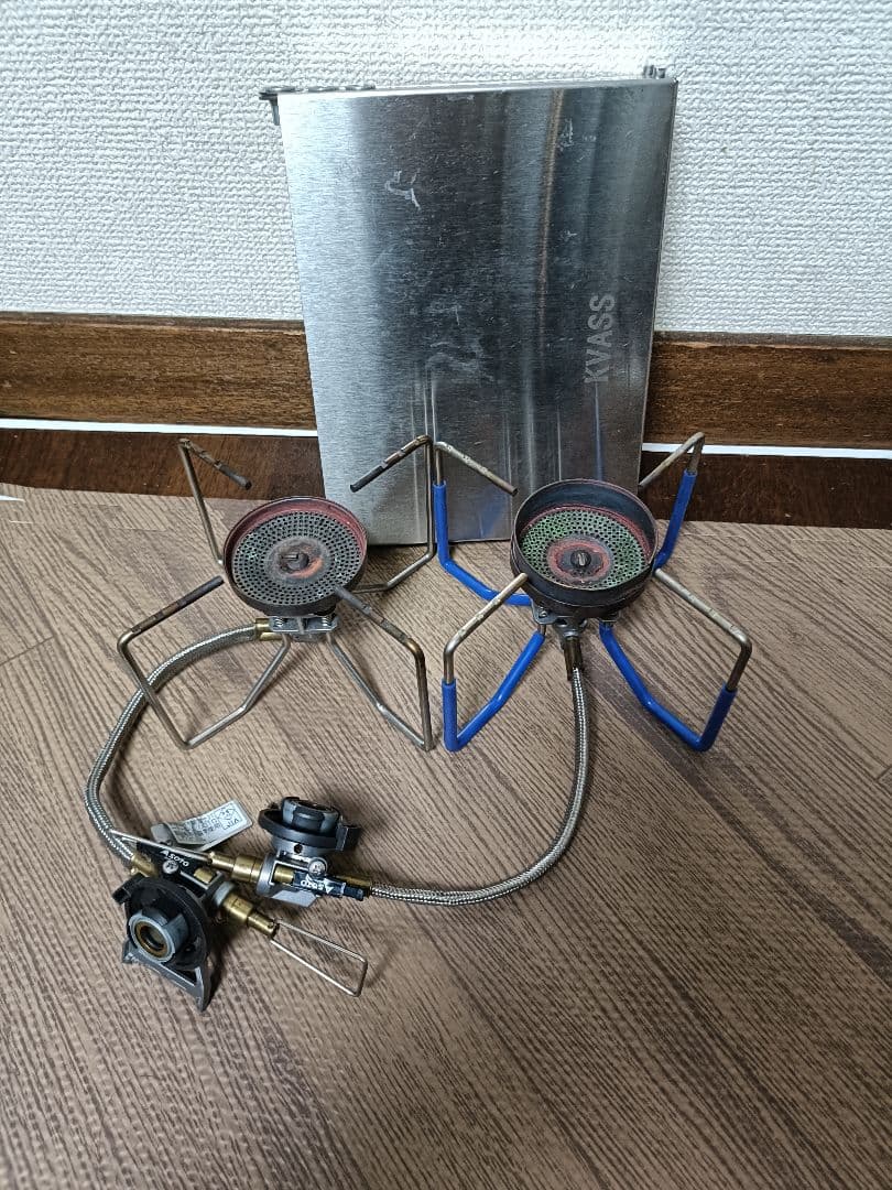 soto st-330 2台 遮熱テーブルセット シングルバーナーコンロ ソト