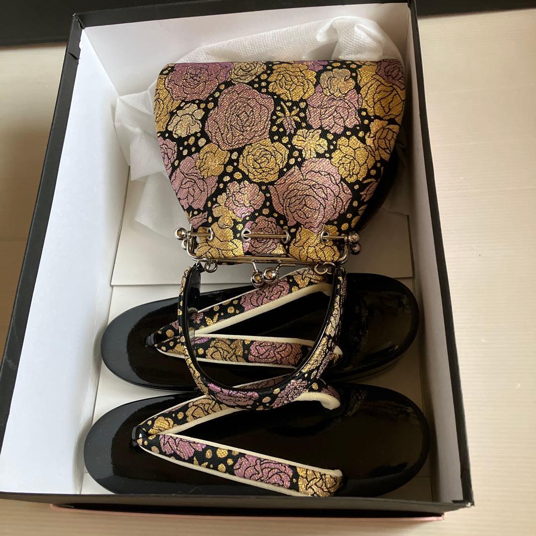 ★148 和装小物　草履　バック　セット