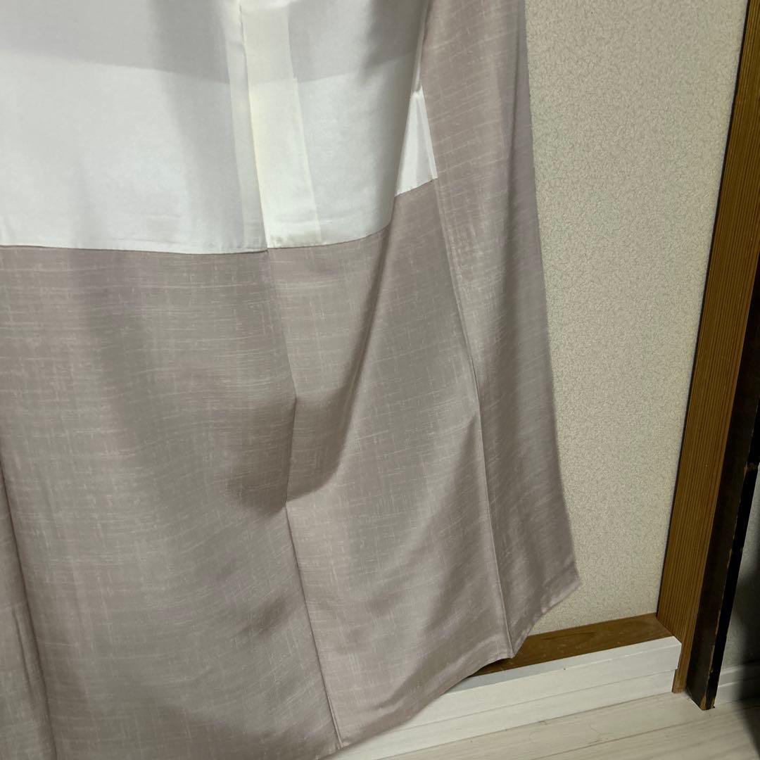 着物　縞大島　付け下げ訪問　トールサイズ 裄長