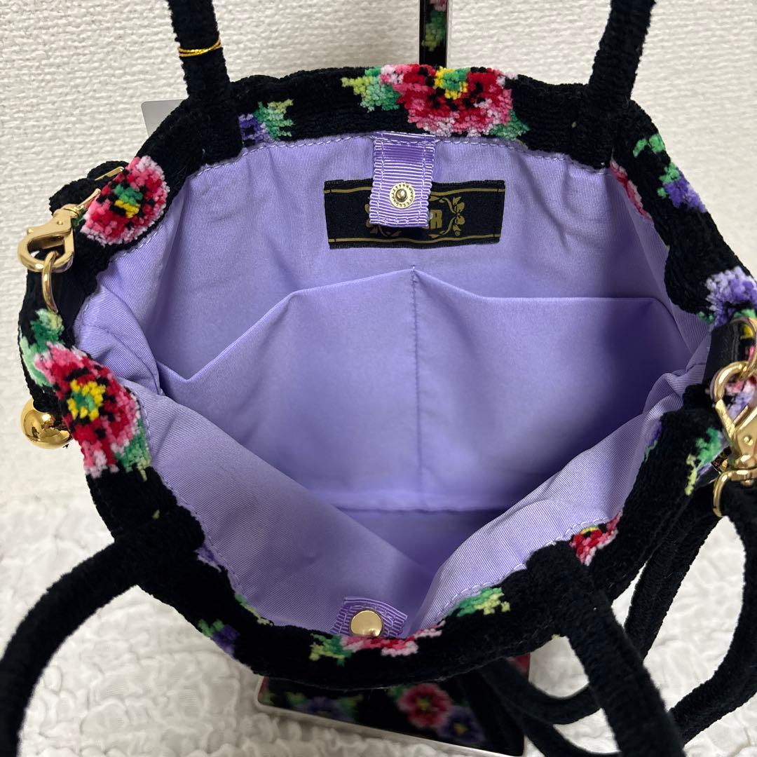 【未使用タグ付き】FEILER フェイラー 花柄 ハンドバッグ ショルダーバッグ